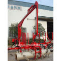 1 ton to 12 ton Log Loader with Crane ,Diesel Engine Wood Trailer with Crane